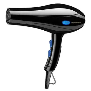 Professional salon 5000 watt Hair Dryer with Hot and Cold 2x Speed, Air and Nozzles For Men And Women, Black