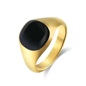 Salty Alpha Vintage Finger Ring for Men & Boys | Stainless Steel | Stylish & Minimal | Birthday Gift | Aesthetic Jewellery | Accessories for Everyday Wear