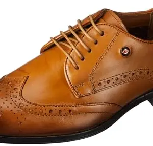 Lee Cooper Men's LC6336N Leather Formal Shoes_LC6336N_Tan_42