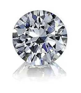 Kirti Sales 9.25 Ratti Zircon Gemstone Certified American Diamond Natural White Round Cut AAA Quality