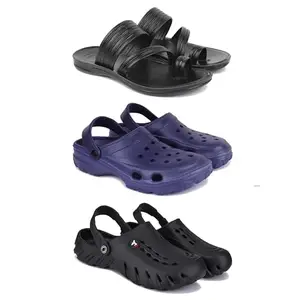 DRACKFOOT Men's Sandals | Lightweight Wear| Stylish & Easy to Wear For Men's GRT-SAN-(3-COMBO)-3152-3121-3144-7