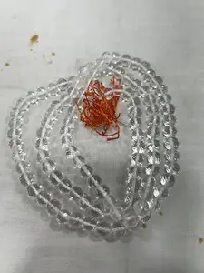 Sphatik Kantha Mala pure crystal quartz