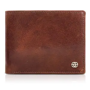eske Duke Genuine Leather Mens Bifold Wallet - Textured Pattern - 7 Card Holders