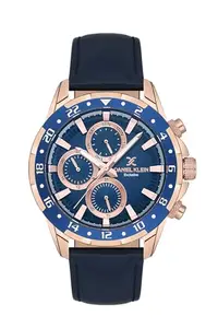 Daniel Klein Blue Dial Exclusive Men Analogue Watch - DK.1.13641-3
