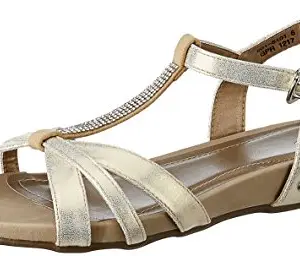 Bata Women Danae Beige Fashion Sandals-7 UK/India (40 EU) (6618101)
