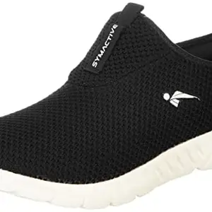 Amazon Brand - Symactive Men's Easefit Black Sneaker_8 UK (SS22-MEN SS-CB05)
