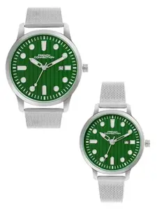 French Connection Analog Green Dial Unisex's Watch-FCN080NSM
