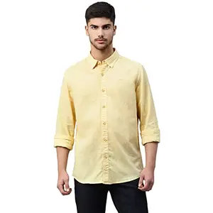 Royal Enfield Cotton Linen Shirt Light Yellow