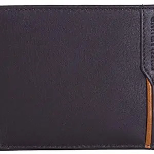 Massi Miliano Genuine Leather RFID Blocking Slim Minimalistic Wallet for Men (Verona Collection) - VER01 (Brown & Cognac)