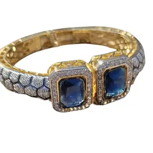 Women's Stretch Beaded Modern stylish Trendy Bracelet Gift for Friend and Family (Blue)