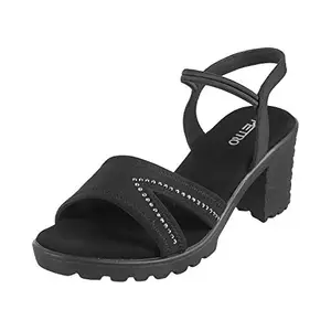 Metro Metro Women's Black Fashion Sandals-8 UK (41 EU) (33-275)