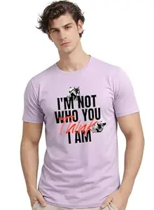 ADRO Mens Printed T-Shirt | Cotton Regular Fit Streetwear Tshirt | Trendy Graphic Design Casual T Shirt for College & Outings