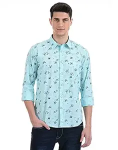 Pepe Jeans Men's Casual Shirt | Trendy Printed Shirt for Men| Regular Fit | Full Sleeve | Available in Plus Size