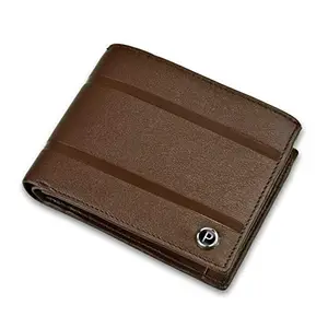 PIRASO Brown Color Men's Leather Wallet