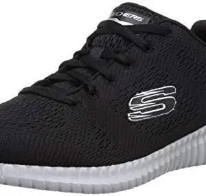 Skechers mens ELITE FLEX-CLEAR LEAF BLACK/Gray Casual Shoe - 6 UK (52871)