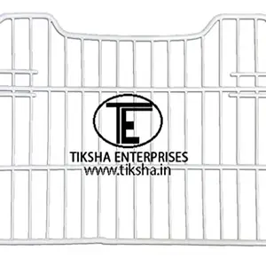 Tiksha Enterprises (45=45 31.5 CM wire shelf compatible for DEAWOO DOUBLE DOOR 215 LTR fridge V CUT WITH TWO ROUND CORNER WITH TWO LEGS