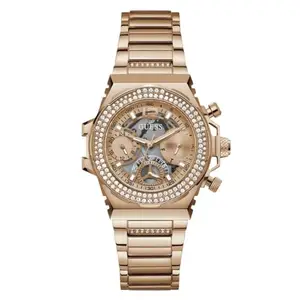 Guess Analog Gold Dial Women's Watch-GW0552L3