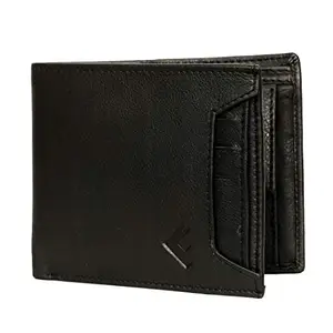 Fustaan Genuine Leather Black Men Wallet with Separate Card Holder