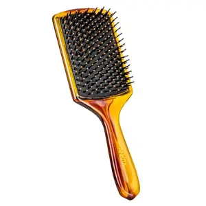 Ankita Paddle Hair Brush with Nylon Bristle|Paddle Hair Brush with Strong and Flexible soft Bristles|For Grooming, Straightening, Smoothing, Detangling Hair, Ideal for Men & Women|(146 Shell)