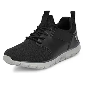 Klepe Men Black Running Shoes-10 UK (44 EU) (11 US) (FD18-04/BLK)