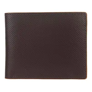 Boldbury Smart Men's Leather Wallet - Brown Stripes