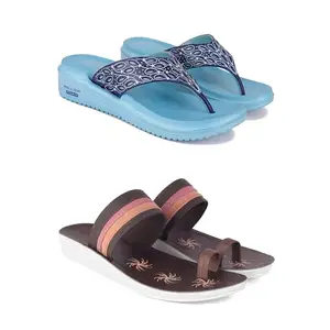 Women's Comfortable Sandal,Casual Lightweight Sandal for Everyday Wear | TP-(COMBO-2)-1888-1990-5-EURO-36