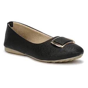 commander shoes Commander Latest Collection, Comfortable & Fashionable Bellies for Women's and Girl's (BL3) (41, Black)