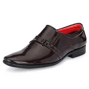 Centrino Formal Shoe for Men | Soft Cushioned Insole for All-Day Comfort | Stylish & Elegant Design | Perfect for Office, Business Casual & Formal Attire 8231-2_Brown_9