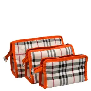 Priyanka - 3 Different Size Wallet in 1 Set with 3 Pockets in Each Wallet (Orange)