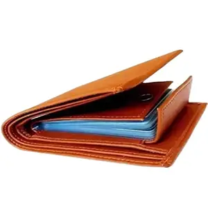 SHINE STYLE B46 Brown Men Casual Artificial Leather Wallet for Men, Men's Wallet, Gents Wallet, Gents Purse for Men, Album Wallets, Card Holder Wallets A11