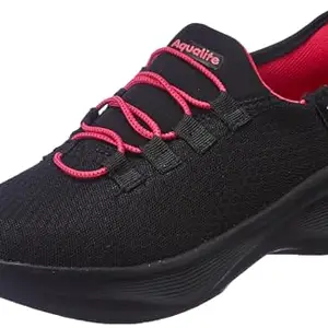 Aqualite Women Galaxy Shoes, Black, 7 UK/India