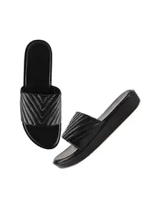 SELFIEE Platform Heels Comfortable & Trendy Party Fashion Slip-on Wedges Sandals For Women