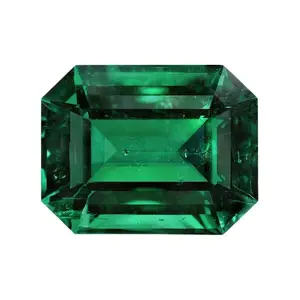 VKG GEMS 7.25 Ratti Green Emerald Stone 6.55 Carat Panna Stone Original Certified Emerald Cut Hara Pana Ratan Zambia Emerald Stone Haritmani Stone For Women Men Ring Pendant(ES02)