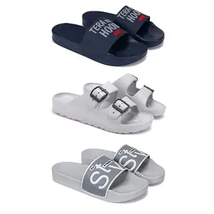 Men's Sandals | Lightweight Wear| Stylish & Easy to Wear For Men's PCV-SAN-(3-COMBO)-1588-3114-1589-8