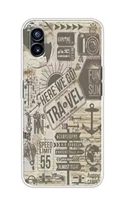The Little Shop Designer Printed Soft Silicon Back Cover for Nothing Phone 1 (Travel)