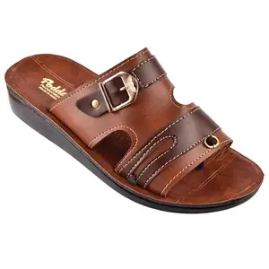 Men's Cozy Rexine Slippers With Anti-Skid