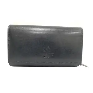 Timeless Women's Leather Card Holder and Coin Pocket Wallet by Paramount Exim | Black