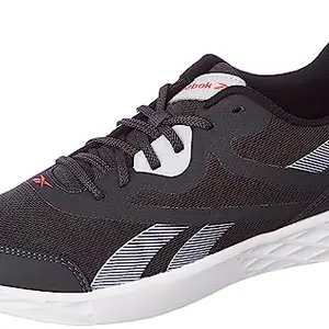 Reebok Men Synthetic/Textile Gusto Revolution M Running Shoes Black/Solar Gold Gum Out Sole UK-7