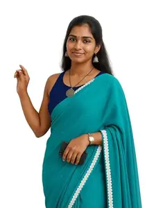 THE BLAZZE Women’s Stylish Ribbed Sleeveless Lycra Stretchable Readymade Crop Tank Top Cami Blouse for Girls 2NB22 1044 M NVY Navy