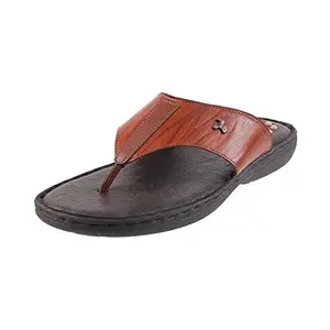 Mochi Men Brown Leather Sandals 7-UK (16-496-12-41)