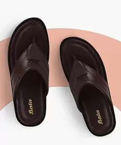 Bata Mens brown sandals - 8 UK/India