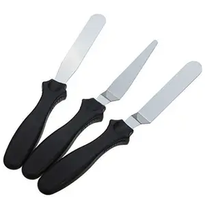 GAH 3-in-1 Multi-Function Stainless Steel Cake Icing Spatula Knife Set