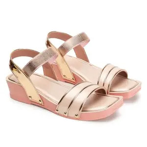 iconics Women Fashion Sandal,Pink,UK-3