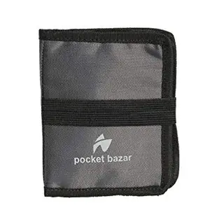 pocket bazar Men Casual Leather Wallet (Grey)