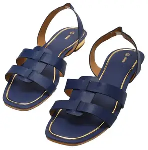 Max Solid Sandal, NAVY, 41