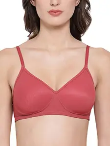 Clovia Women's Lightly Padded Non-Wired Multiway T-Shirt Bra (BR1480A22_Pink_40B)