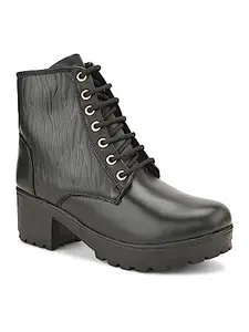 Longwalk Black Synthetic Women BootW-9216-Black