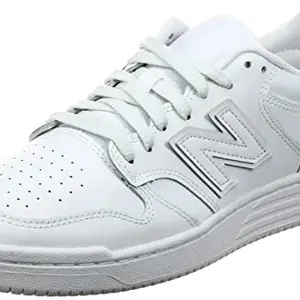 New Balance Men's BB480 Casual Shoe,White,5.5