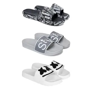 DRACKFOOTsandal for Men's,slip-ons, casaul sandals for Men'sGR-SAN-(3-COMBO)-3103-1589-3030-7