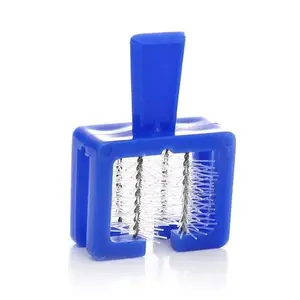 Nyamah Sales Comb Cleaner Tool Set Hair Brush Cleaner Comb Cleaning Brush Remove Comb Embedded Tool for Removing Hair Dust Different Combs Home Salon Use Multicolor 1 PCS